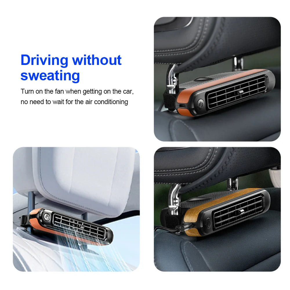 USB Turbo Car Seat Cooling Fan - Wholesalus