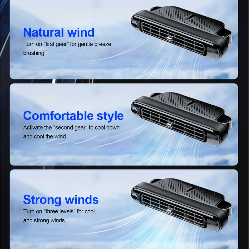 USB Turbo Car Seat Cooling Fan - Wholesalus