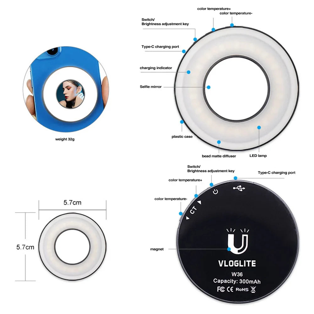 Magnetic Portable Fill Light - Wholesalus