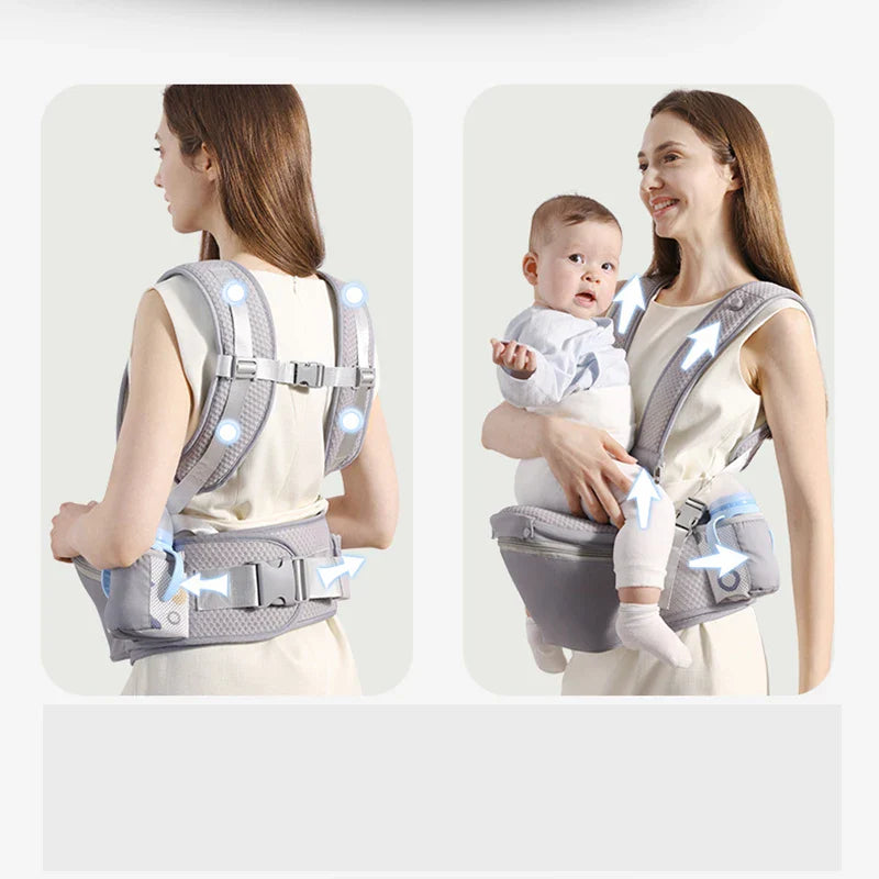 Multi-functional Ergonomic Baby Carrier - Wholesalus