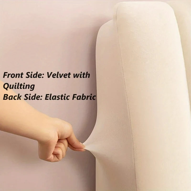 Luxury Plush Quilted Headboard Protector - Wholesalus