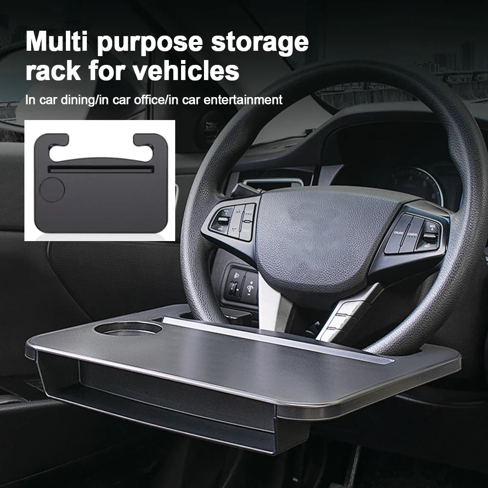2 In 1 Car Steering Dine with Seat Gap Organizer - Wholesalus