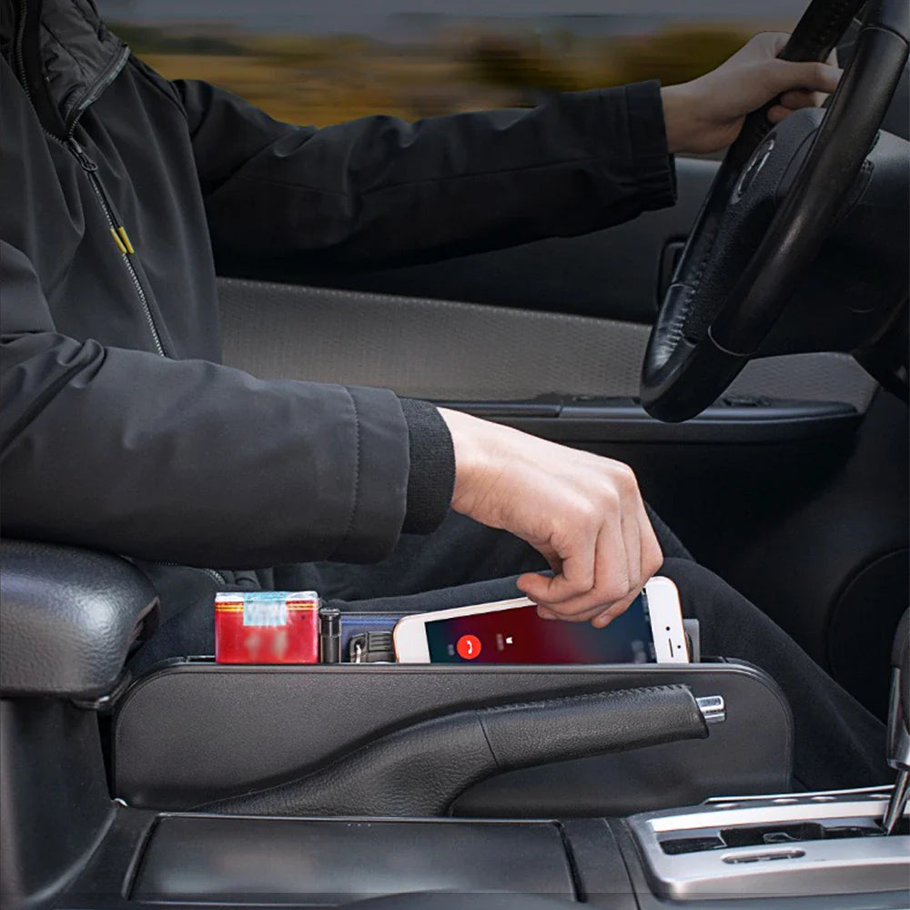 2 In 1 Car Steering Dine with Seat Gap Organizer - Wholesalus