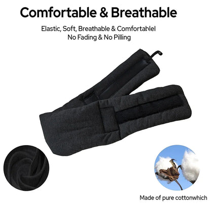 2 in 1 Comfort Headrest Blackout Eye Mask - Wholesalus
