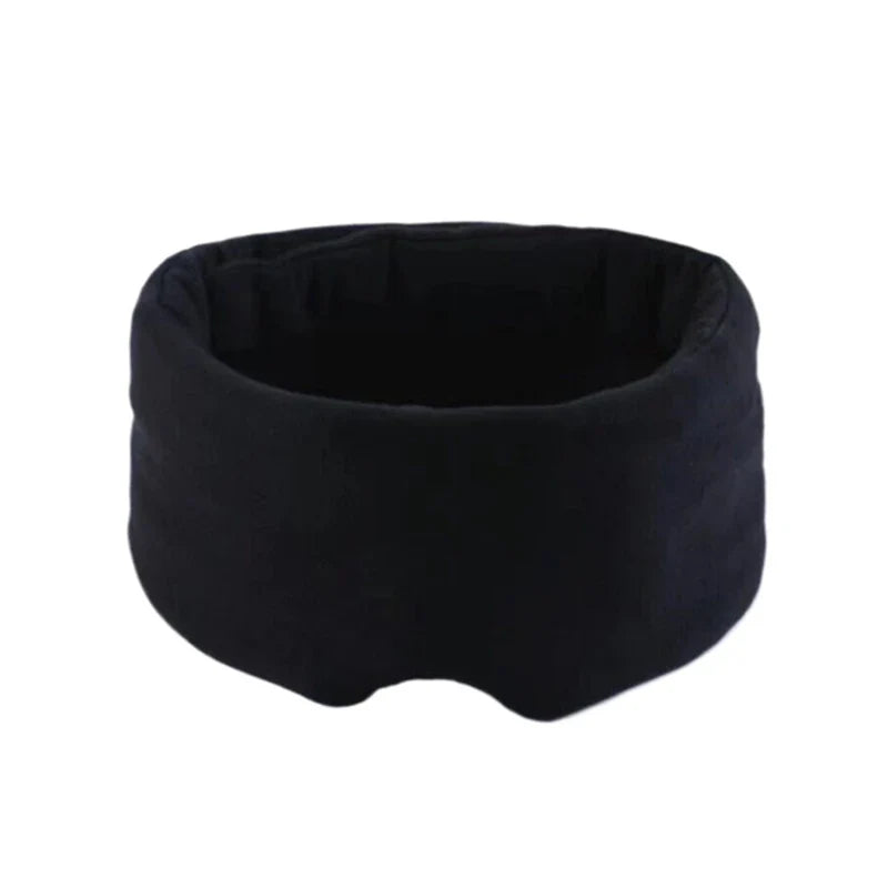 2 in 1 Comfort Headrest Blackout Eye Mask - Wholesalus