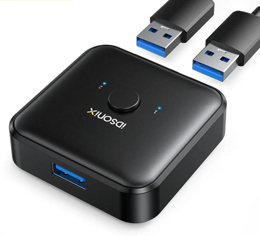 2 In 1 Data Switcher USB HUB - Wholesalus