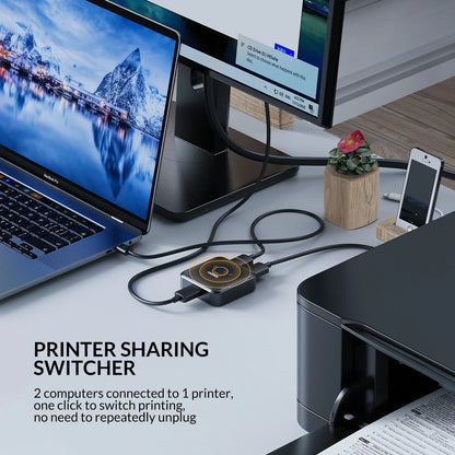 2 In 1 Data Switcher USB HUB - Wholesalus