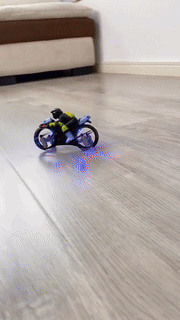 2-In-1 Land Air RC Motorcycle - Wholesalus