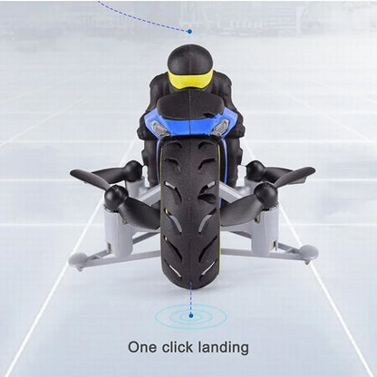 2-In-1 Land Air RC Motorcycle - Wholesalus
