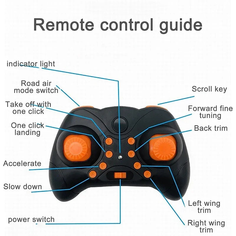 2-In-1 Land Air RC Motorcycle - Wholesalus