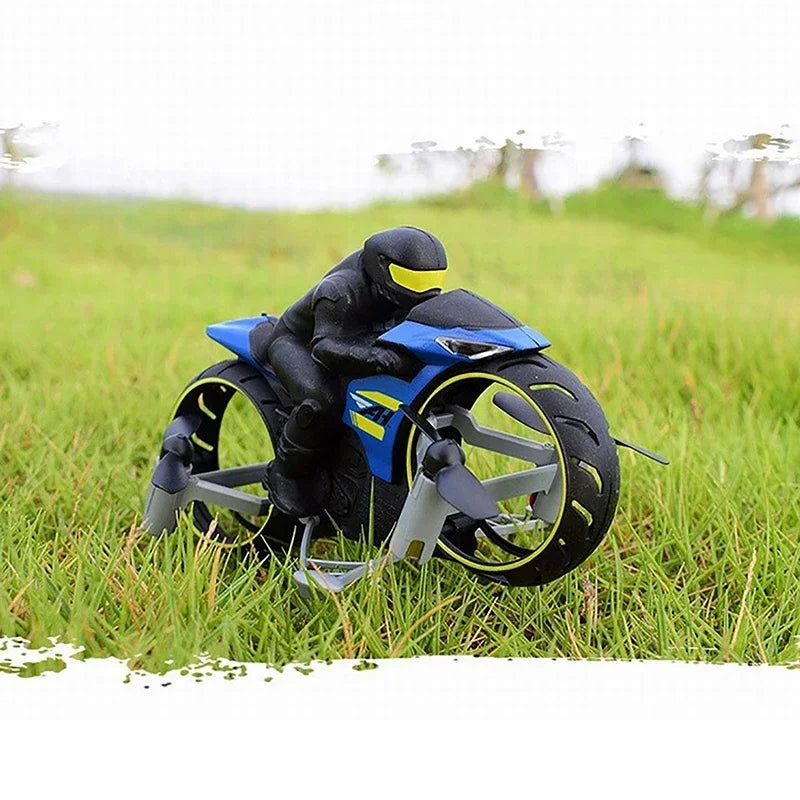 2-In-1 Land Air RC Motorcycle - Wholesalus