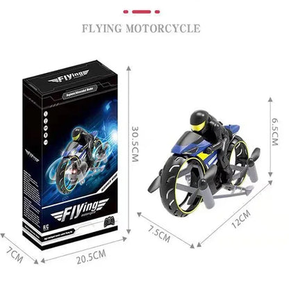2-In-1 Land Air RC Motorcycle - Wholesalus