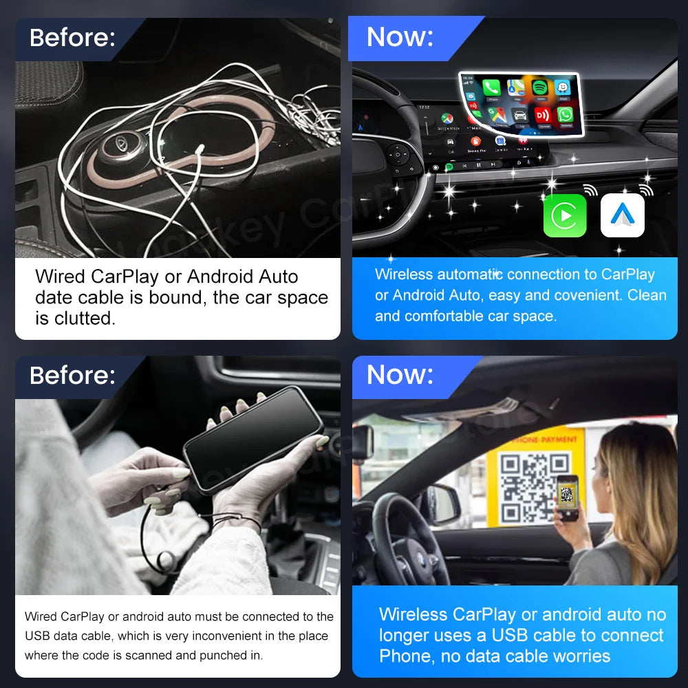 2 In 1 Wireless CarPlay Adapter - Wholesalus
