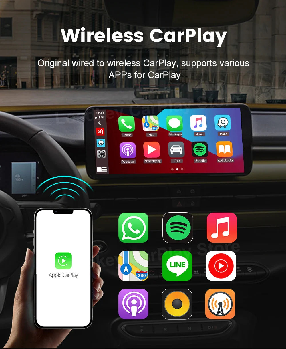 2 In 1 Wireless CarPlay Adapter - Wholesalus