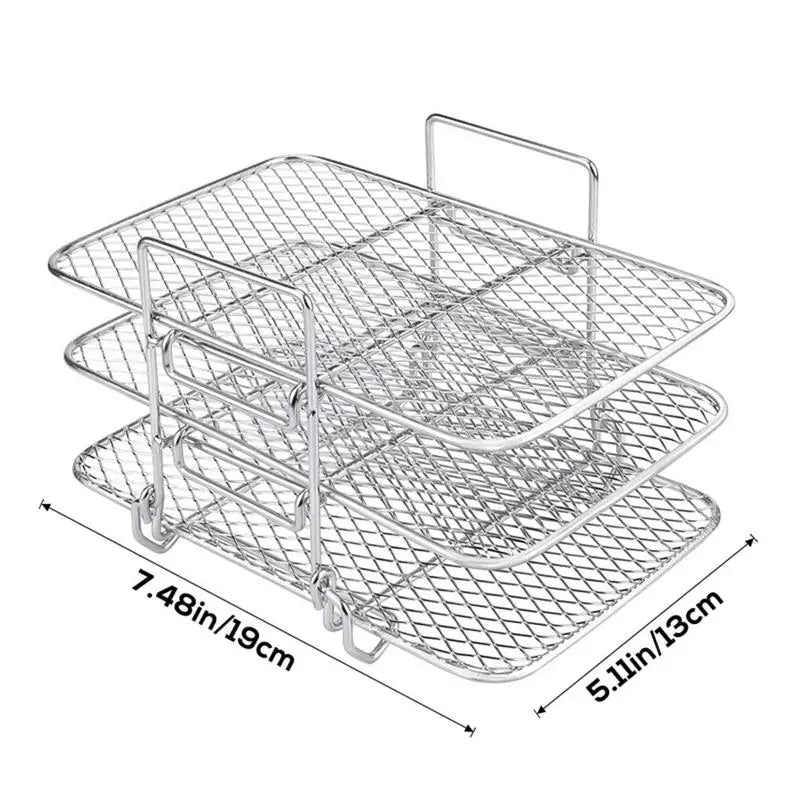 3 Tier Air Fryer Rack - Wholesalus