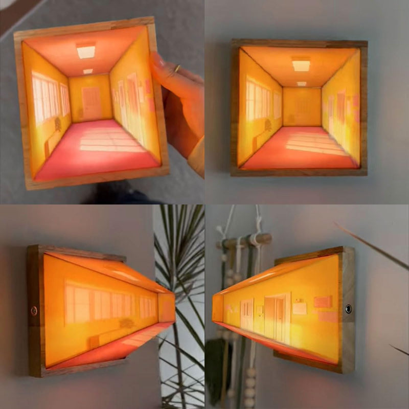 3D LED Illusion Wall Lamp - Wholesalus