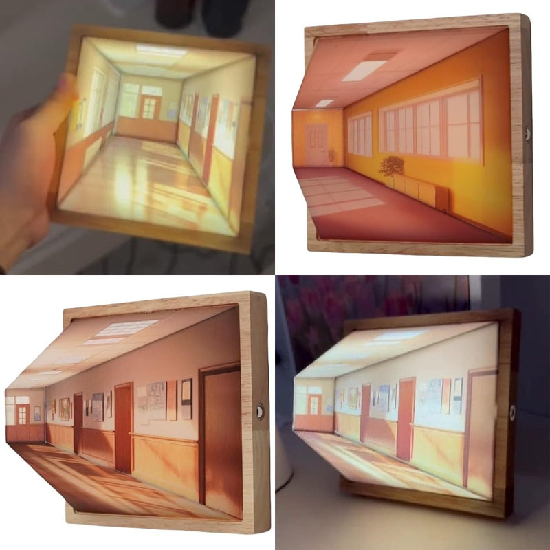 3D LED Illusion Wall Lamp - Wholesalus