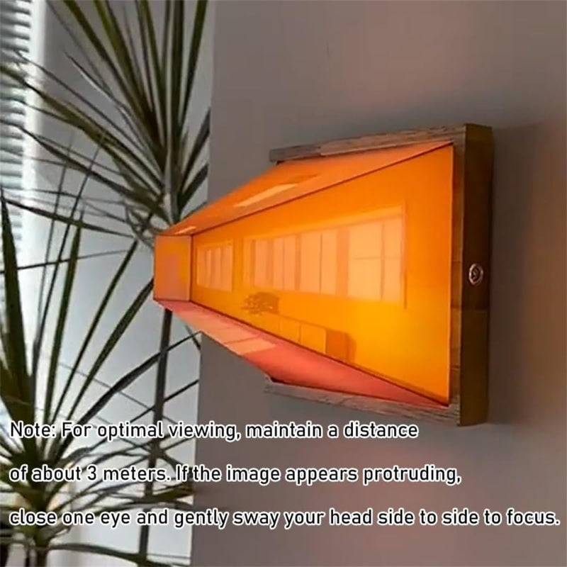 3D LED Illusion Wall Lamp - Wholesalus
