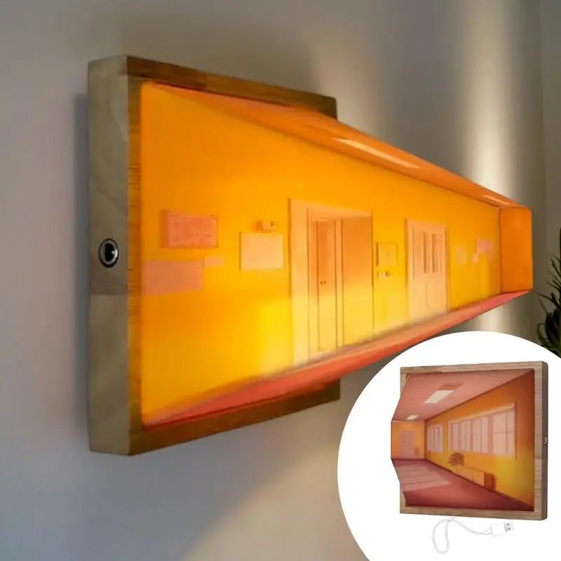 3D LED Illusion Wall Lamp - Wholesalus