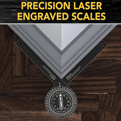 Adjustable Angle Measuring Protractor - Wholesalus