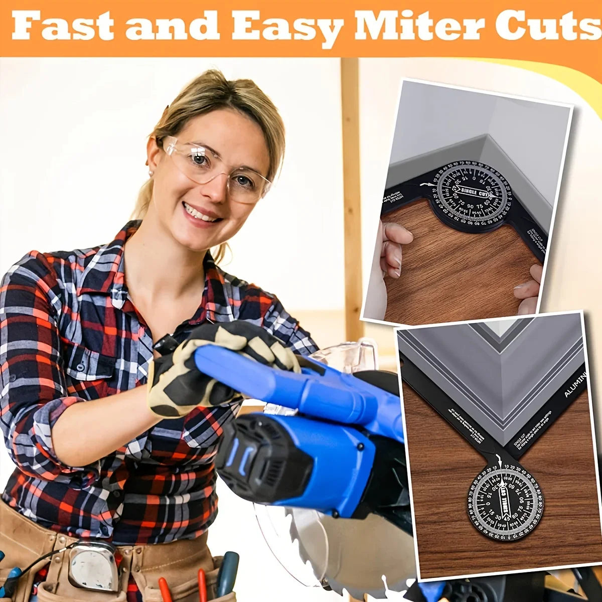 Adjustable Angle Measuring Protractor - Wholesalus