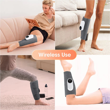 Adjustable Electric Heating Calf Massager - Wholesalus