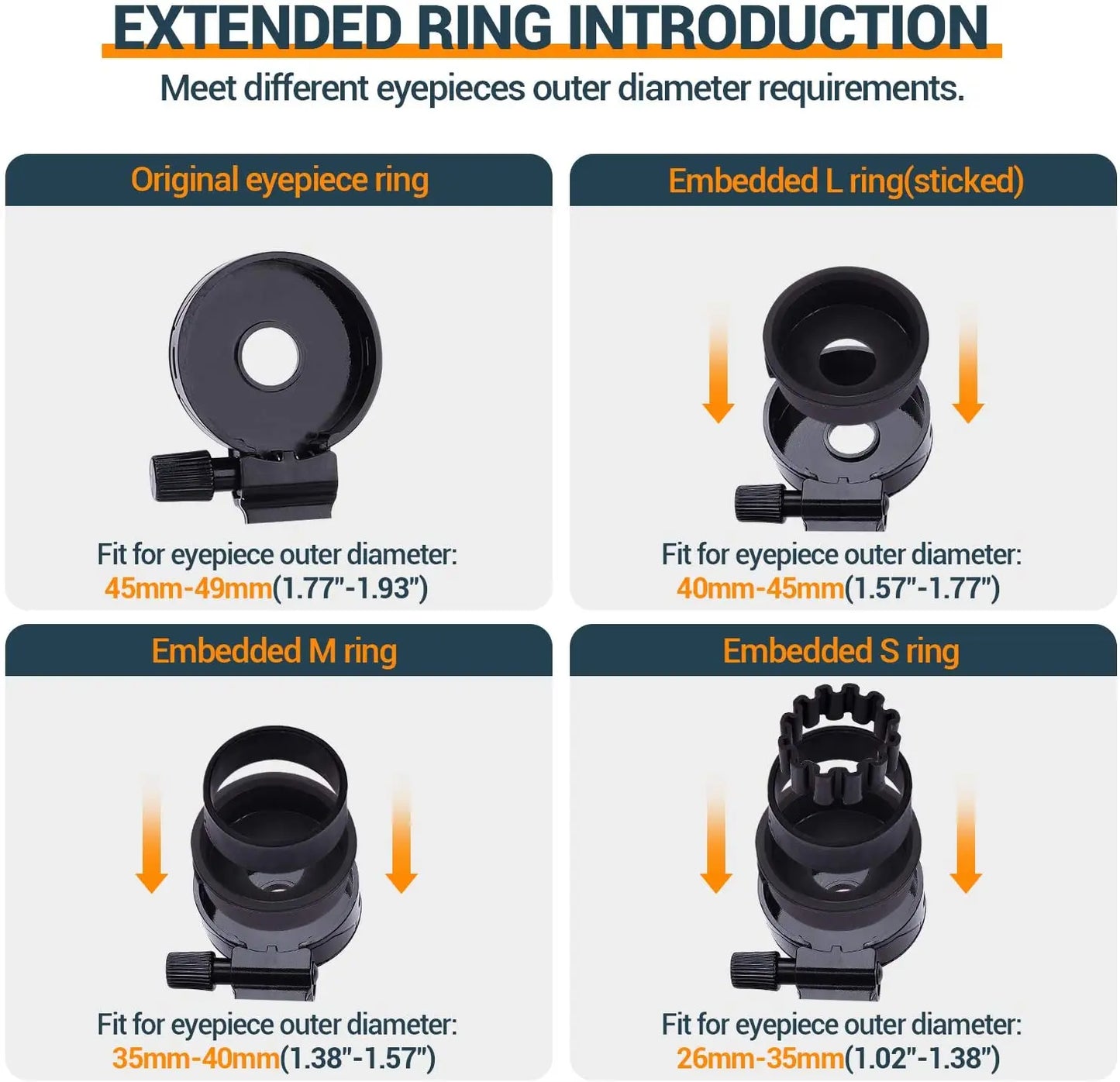 Adjustable Mobile SnapScope Connector Clip - Wholesalus