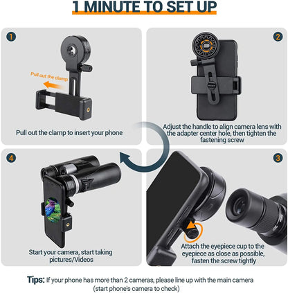 Adjustable Mobile SnapScope Connector Clip - Wholesalus