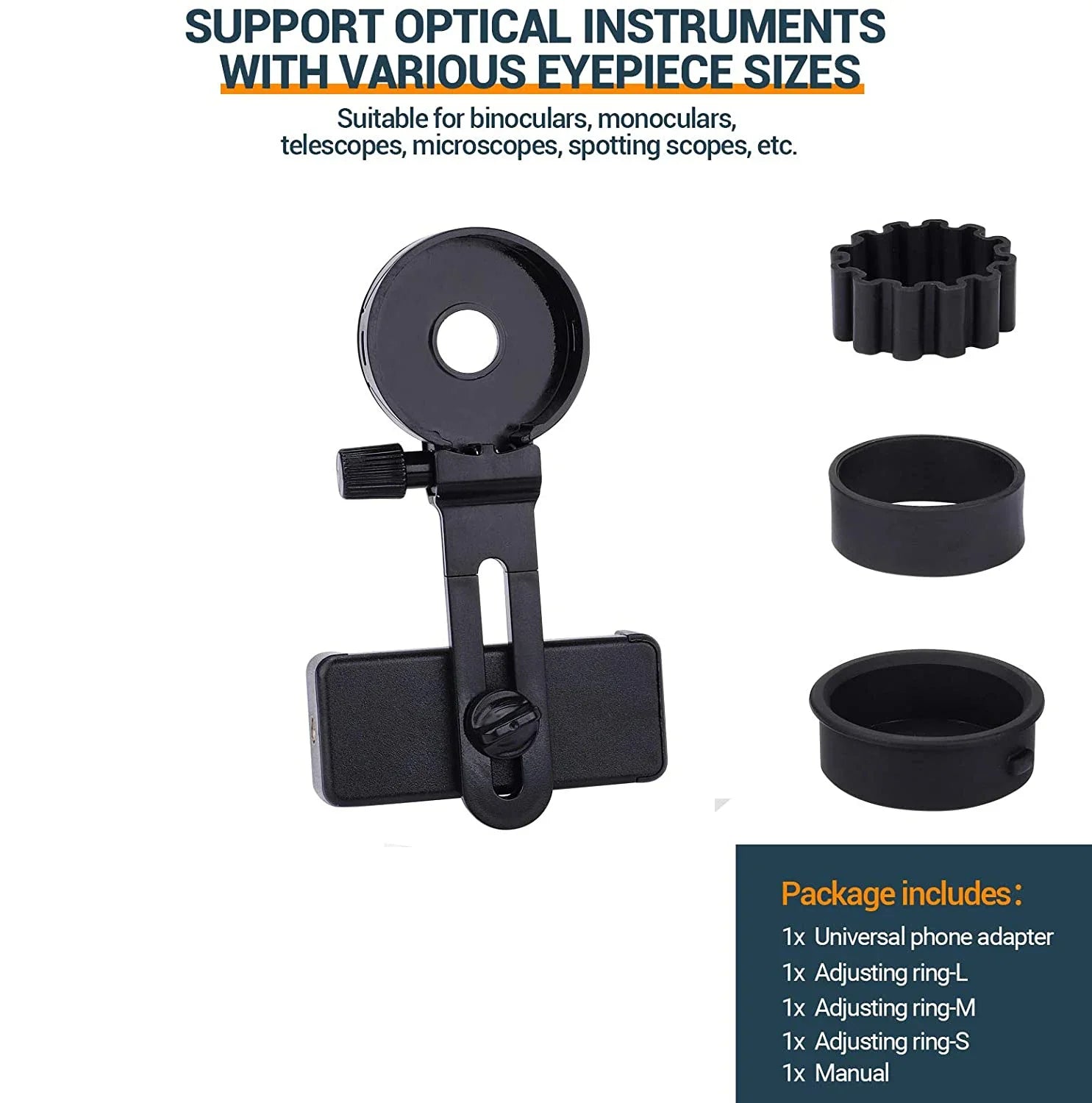 Adjustable Mobile SnapScope Connector Clip - Wholesalus