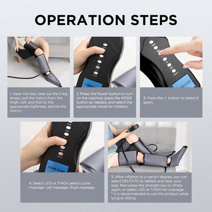 Air Compressed Leg Massager - Wholesalus