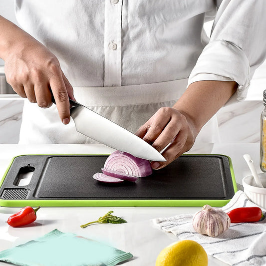 Aluminum Alloy Cutting Board with Knife Sharpener - Wholesalus