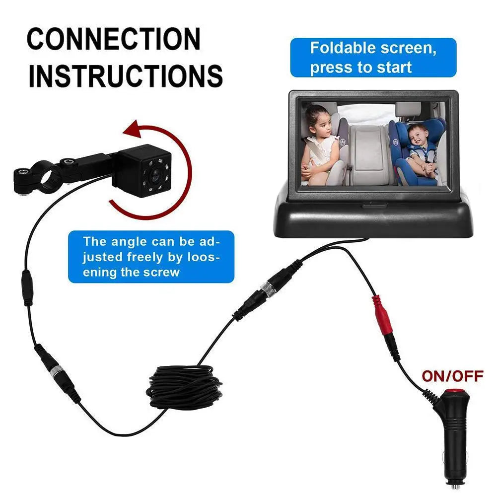 Baby Monitor Car Rear View Camera - Wholesalus