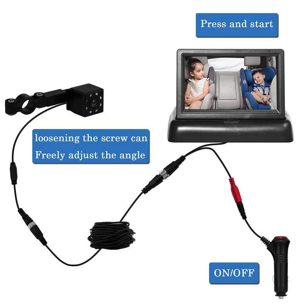Baby Monitor Car Rear View Camera - Wholesalus
