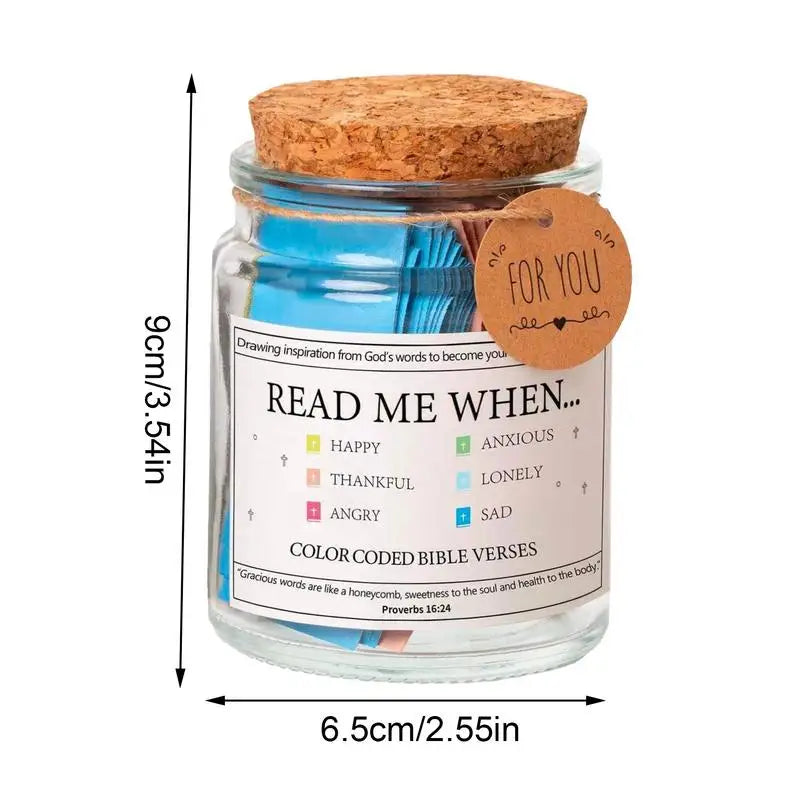 Bible Verses Cards Jar - Wholesalus