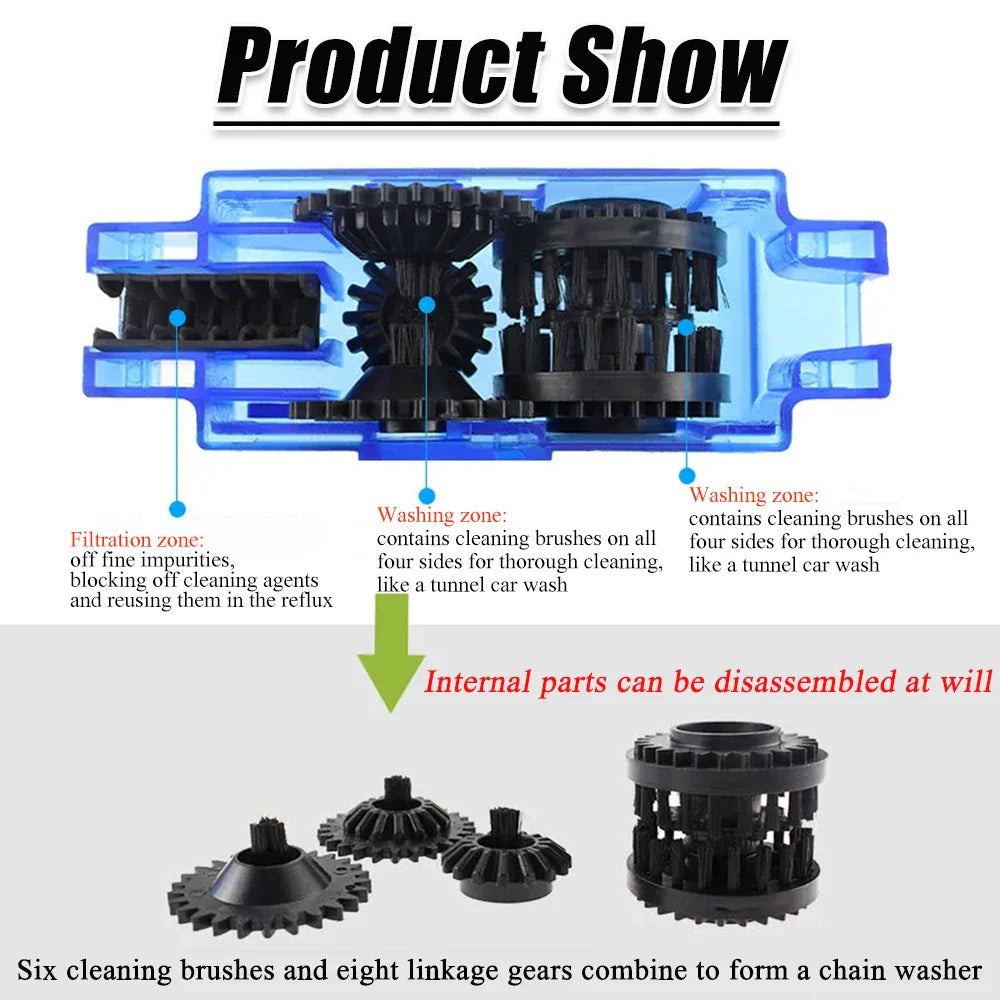 Bicycle Chain Cleaner Tool Set - Wholesalus