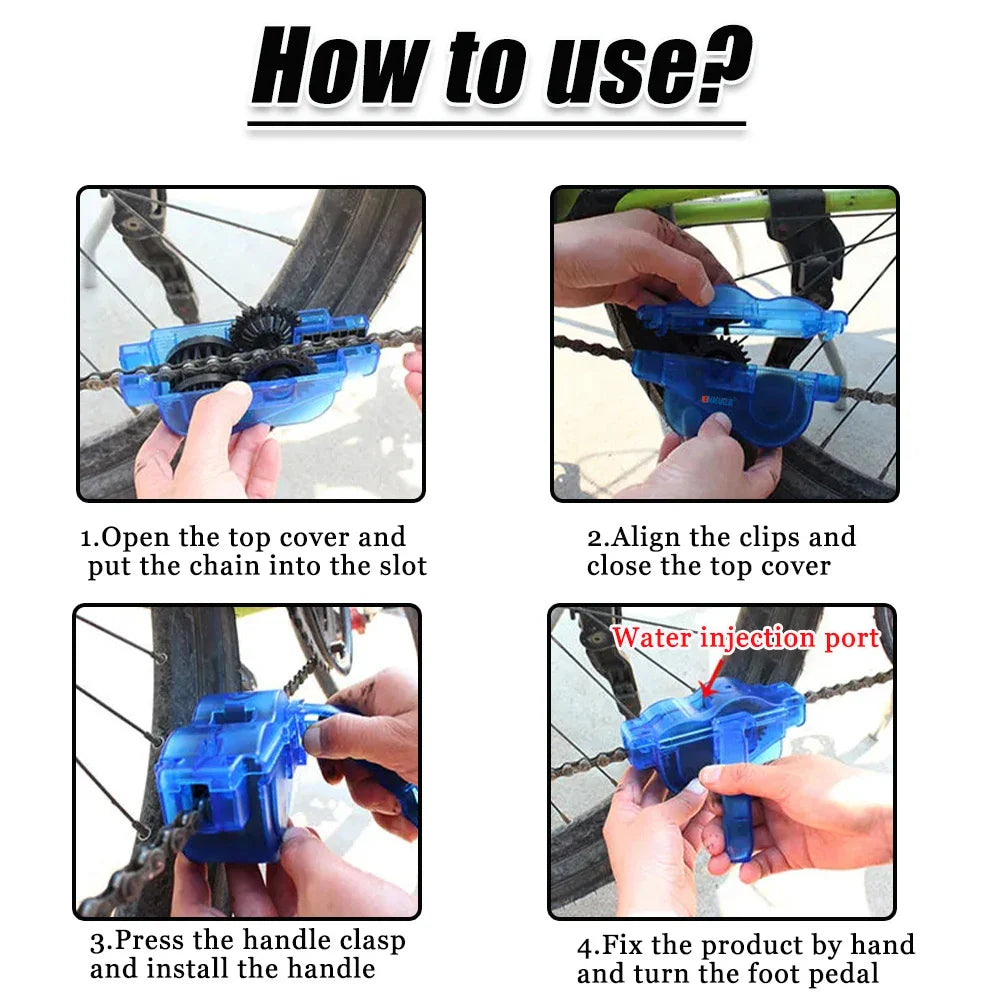 Bicycle Chain Cleaner Tool Set - Wholesalus