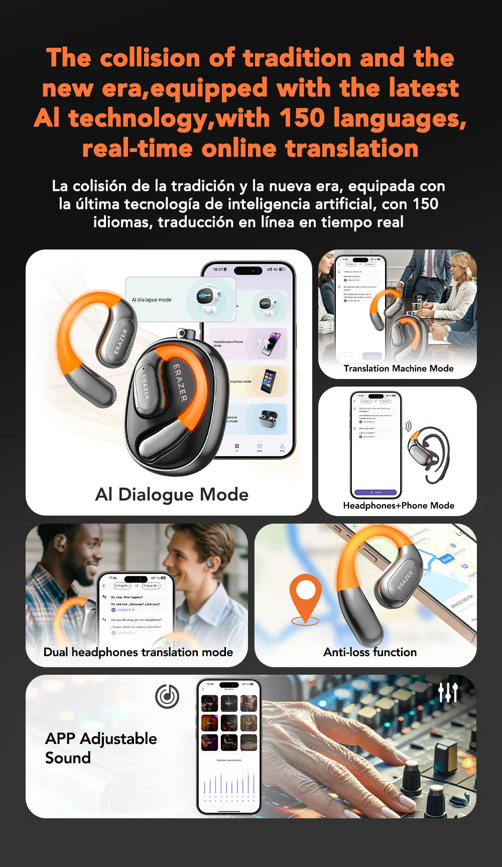 Bluetooth AI Translation ASMR Earbuds - Wholesalus