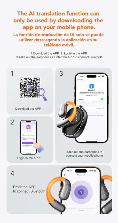 Bluetooth AI Translation ASMR Earbuds - Wholesalus