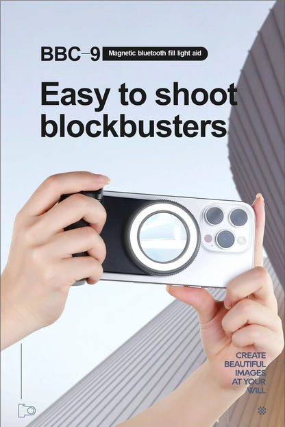 Bluetooth Magsafe Snapgrip with Fill Light - Wholesalus