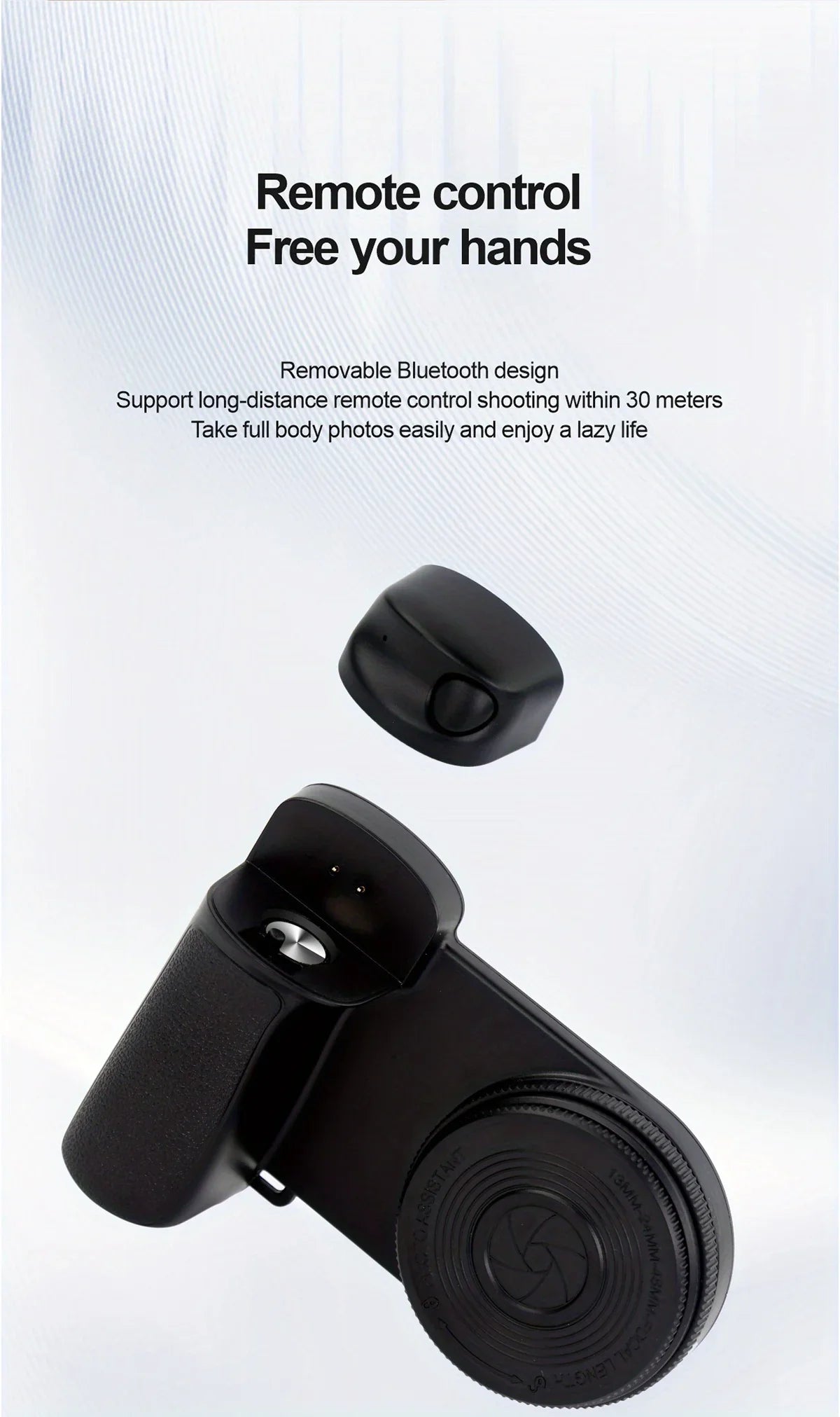 Bluetooth Magsafe Snapgrip with Fill Light - Wholesalus