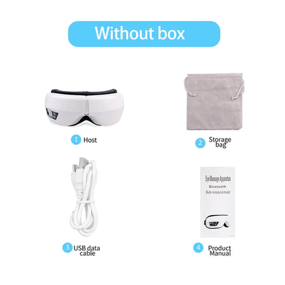 Bluetooth Music Hot Compress Eye Massager - Wholesalus