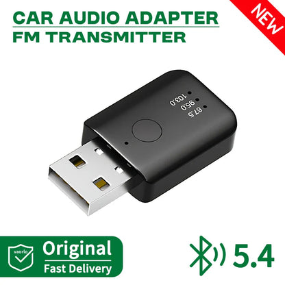Car USB Bluetooth 5.4 Transmitter Receiver - Wholesalus