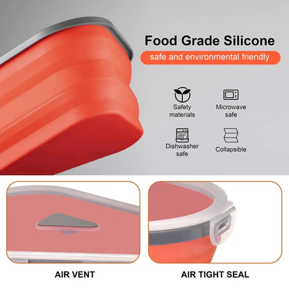 Collapsible Pizza Storage Container - Wholesalus