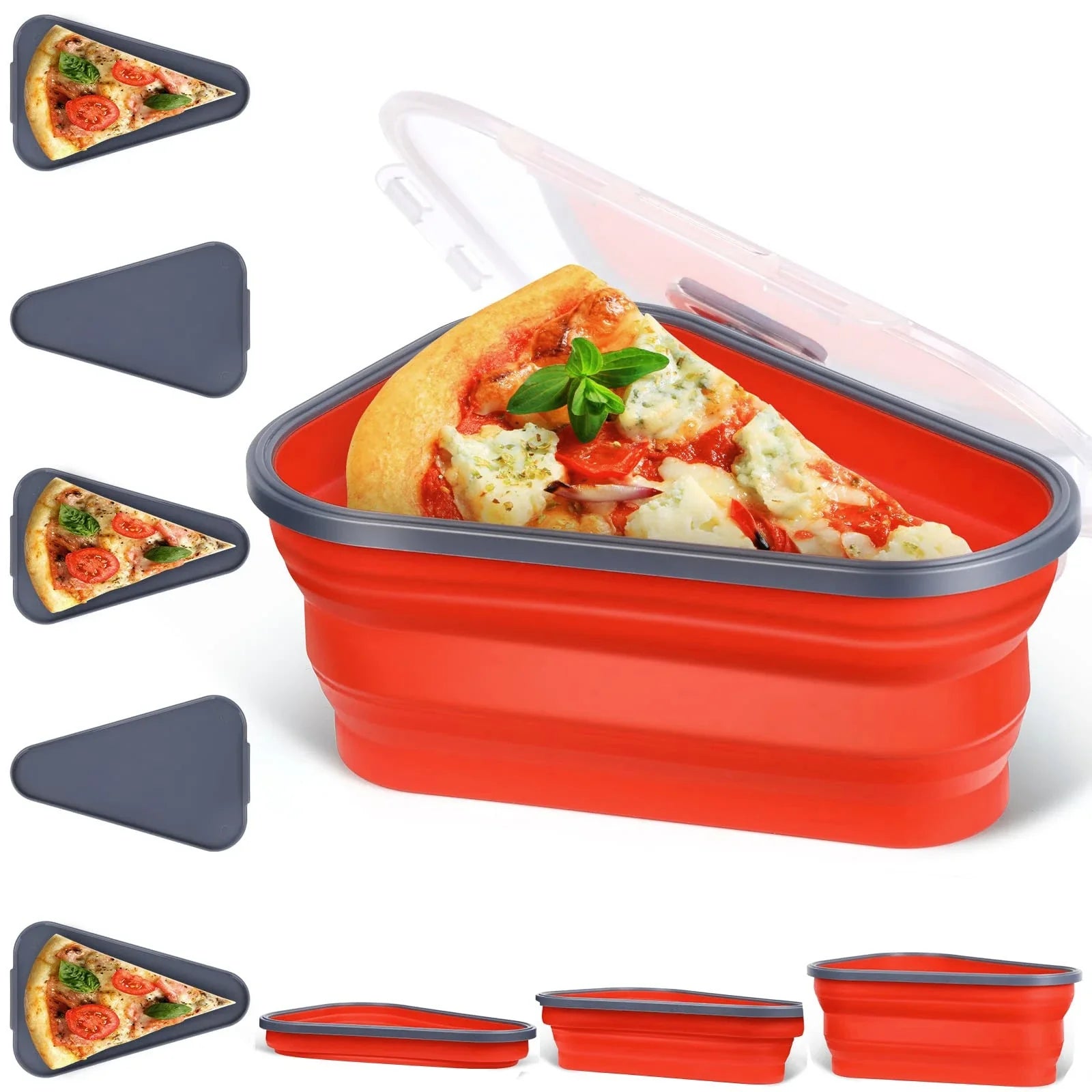 Collapsible Pizza Storage Container - Wholesalus