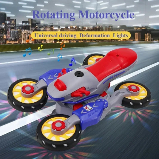 Deformation Spin Stunt Motorcycle Toy - Wholesalus