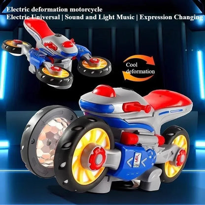 Deformation Spin Stunt Motorcycle Toy - Wholesalus