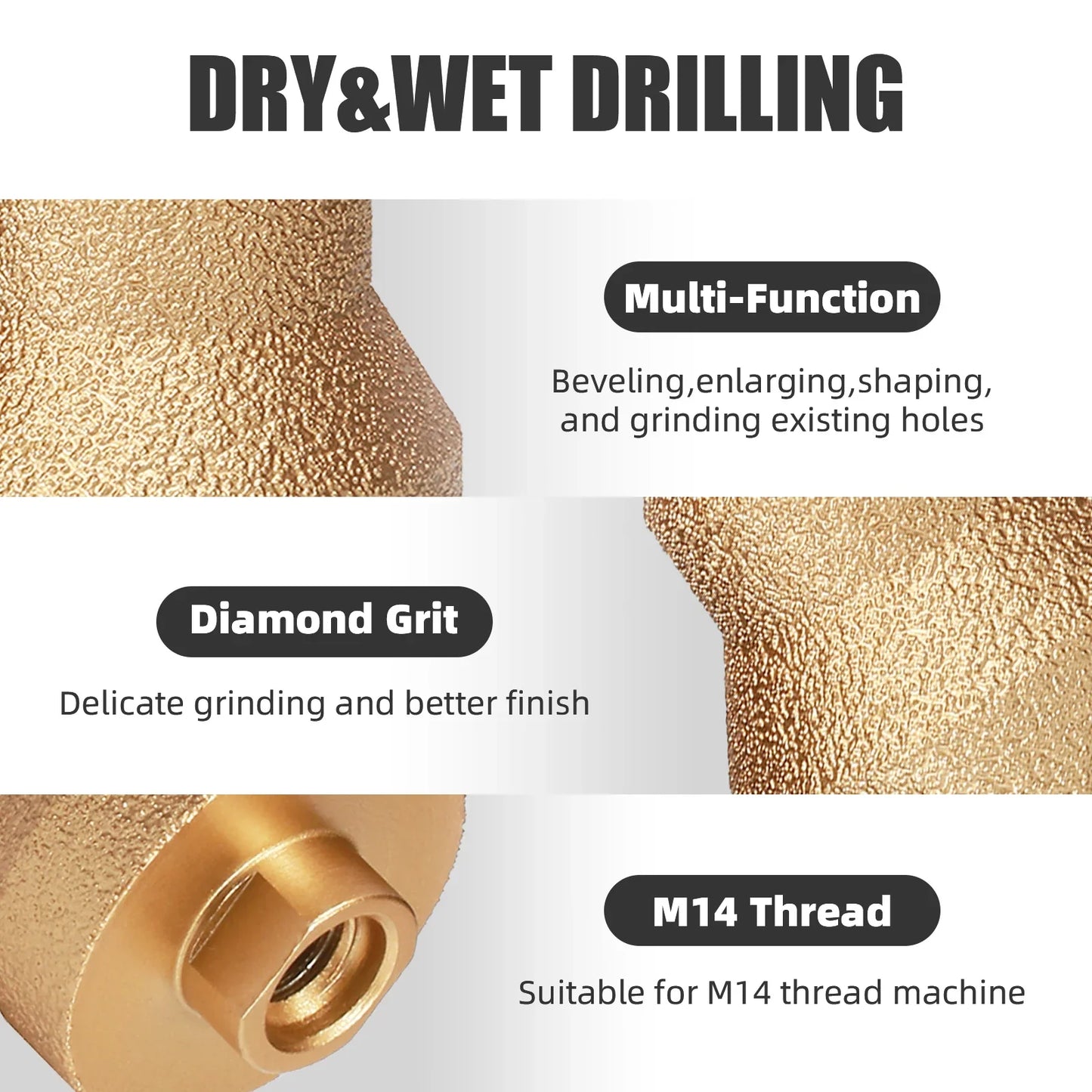 Diamond Step Chamfer Drill Bit - Wholesalus