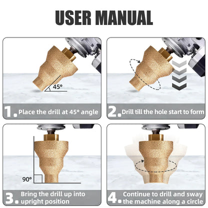 Diamond Step Chamfer Drill Bit - Wholesalus