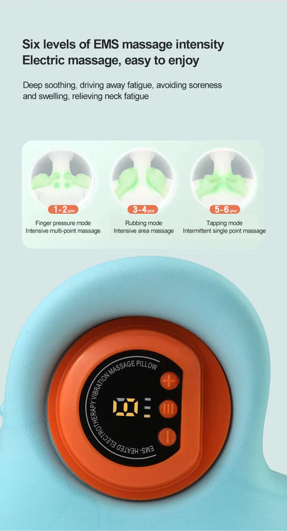 EMS Cervical Spine Massage Pillow - Wholesalus