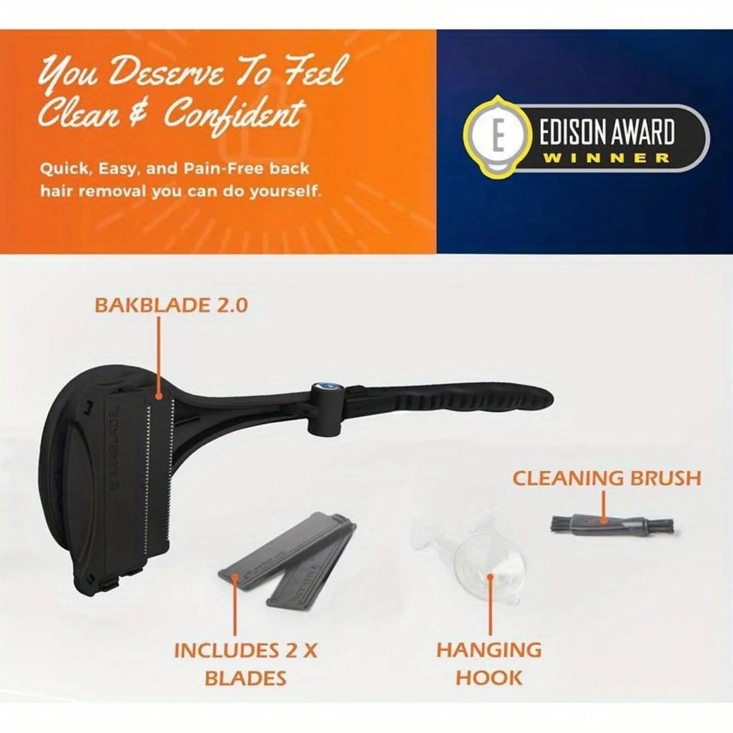 Ergonomic Long Handle Body Groomer - Wholesalus